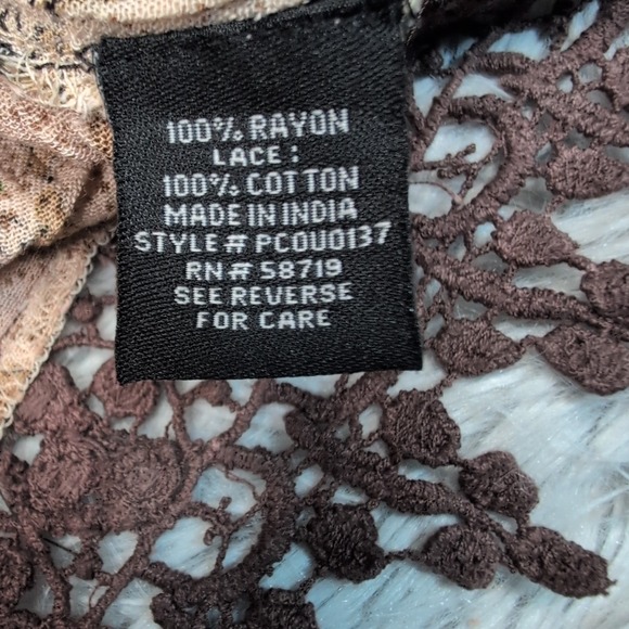 Notations Shirt Womens M Petite Blouse Paisley Top Casual Comfy Sleeveless - Picture 6 of 8